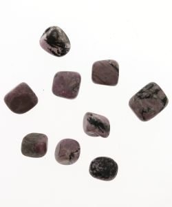 Rhodonite AB - Pierre roulée, 1 pièce